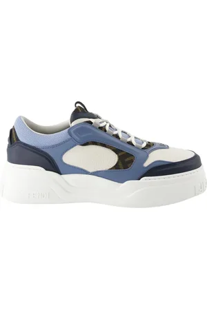 Fendi Heren, Schoenen, Blauw, Maat: 43 EU Leer