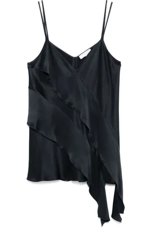 ANTONELLI Dames, Tops, Blauw, Maat: S Zijde