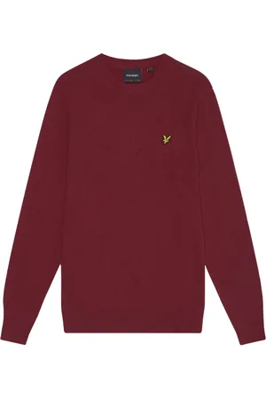 Lyle & Scott Heren, Truien, Rood, Maat: L Wol