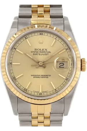 Rolex Heren, Pre-owned, Geel, Maat: ONE Size