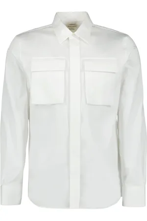 Alexander McQueen Heren, Overhemden, Wit, Maat: M Katoen