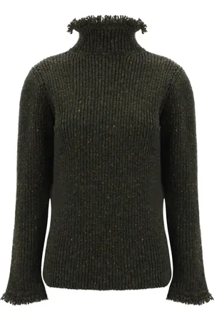 Burberry Dames, Truien, Groen, Maat: M Wol
