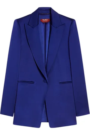 Max Mara Dames, Jassen, Blauw, Maat: M