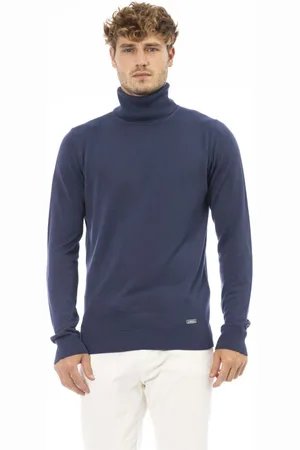 BALDININI Heren, Truien, Blauw, Maat: L