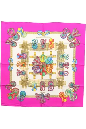 Hermès Dames, Pre-owned, Roze, Maat: ONE Size Zijde