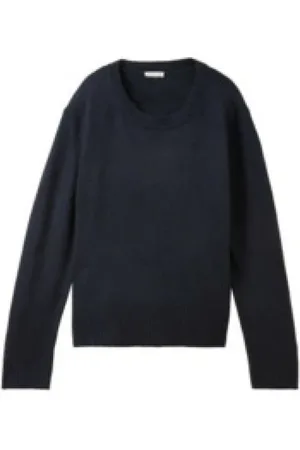 TOM TAILOR Dames, Truien, Blauw, Maat: M