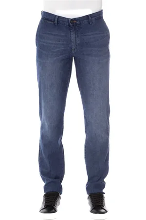 Trussardi Heren, Jeans, Blauw, Maat: XS Denim
