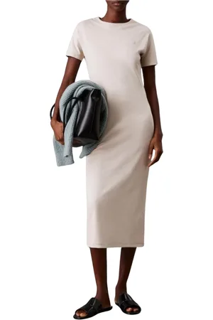 Calvin Klein Dames, Jurken, , Maat: S Katoen