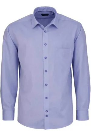 Hatico Heren, Overhemden, Blauw, Maat: XL