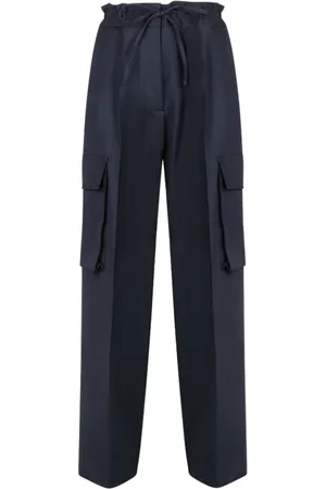 P.A.R.O.S.H. Dames, Broeken, Blauw, Maat: XS Zijde