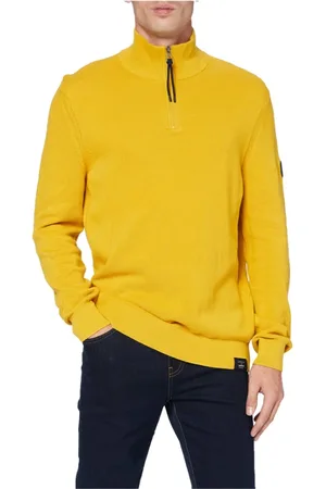 Lerros Heren, Truien, Geel, Maat: XL