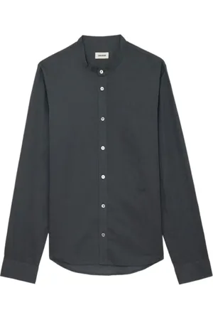 Zadig & Voltaire Heren, Overhemden, Grijs, Maat: XL