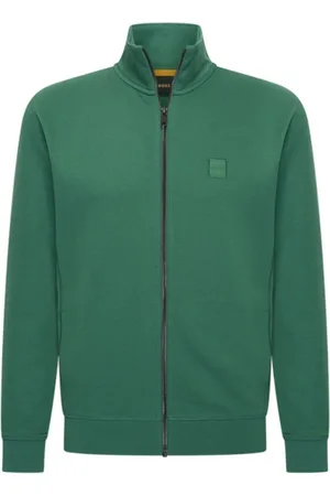 HUGO BOSS Heren, Sweatshirts & Hoodies, Groen, Maat: M Katoen