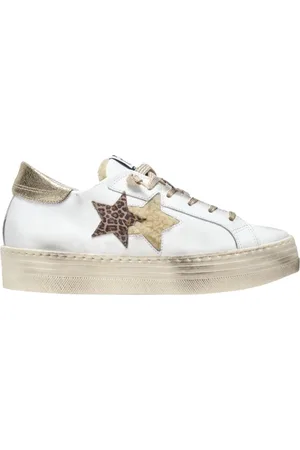 2STAR Dames, Schoenen, Wit, Maat: 41 EU Leer