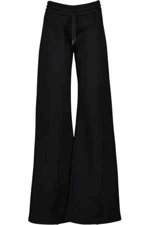 OFF-WHITE Dames, Broeken, Zwart, Maat: S Katoen