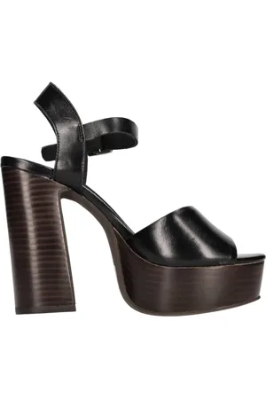 Jeffrey Campbell Dames, Schoenen, Zwart, Maat: 36 EU Leer