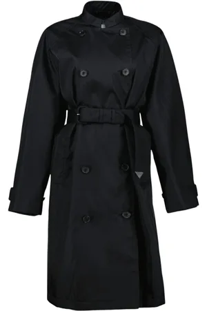 Prada Dames, Mantels, Zwart, Maat: XS