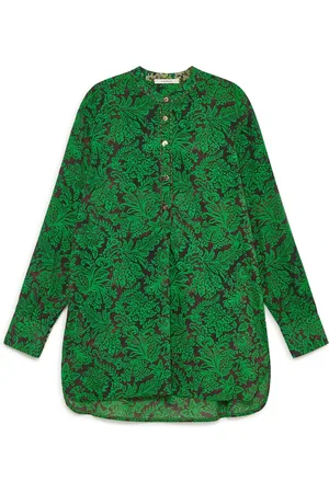 Maliparmi Dames, Blouses & Shirts, Groen, Maat: XS Katoen