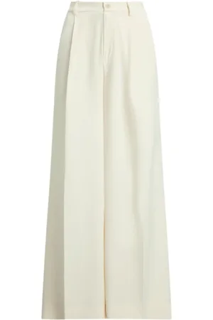 Ralph Lauren Dames, Broeken, Wit, Maat: S