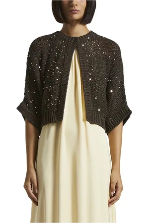 PESERICO SIGN Dames, Truien, Zwart, Maat: XS Katoen