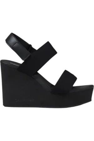 Calvin Klein Dames, Schoenen, Zwart, Maat: 37 EU Katoen