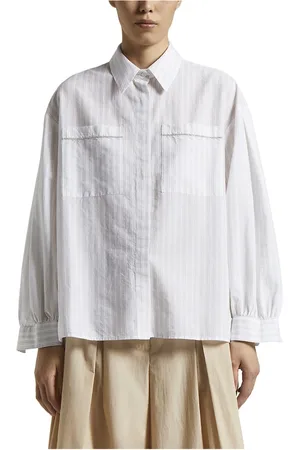 PESERICO SIGN Dames, Blouses & Shirts, Wit, Maat: 2XS Katoen
