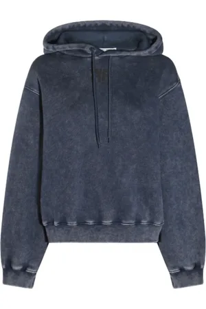 Alexander Wang Dames, Sweatshirts & Hoodies, Blauw, Maat: S