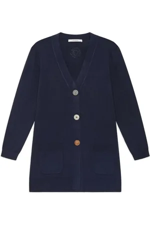 Maliparmi Dames, Truien, Blauw, Maat: S Katoen
