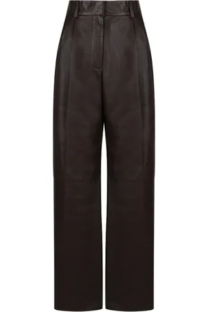 ZIMMERMANN Dames, Broeken, Bruin, Maat: XS Leer