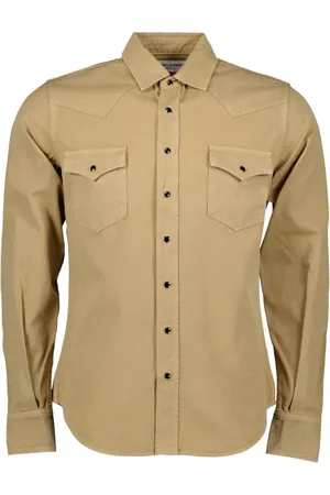 Saint Laurent Heren, Overhemden, , Maat: XS Katoen