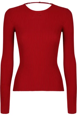 Courrèges Dames, Truien, Rood, Maat: S