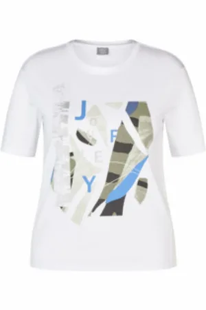 Rabe Dames, Tops, Wit, Maat: 3XL