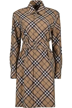 Burberry Dames, Mantels, , Maat: 2XS Wol