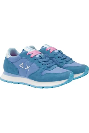 sun68 Dames, Schoenen, Blauw, Maat: 39 EU Suède