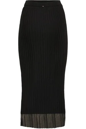 Sportmax Dames, Rokken, Zwart, Maat: S Polyamide