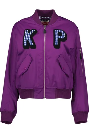 Kenzo Dames, Jassen, Paars, Maat: XS Leer