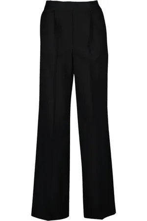 Msgm Dames, Broeken, Zwart, Maat: S Wol