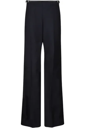 Givenchy Dames, Broeken, Blauw, Maat: XS Wol