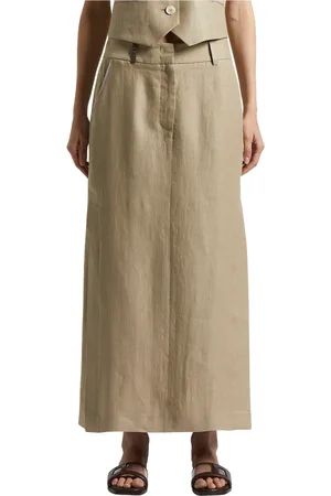 PESERICO SIGN Dames, Rokken, , Maat: XS Linnen