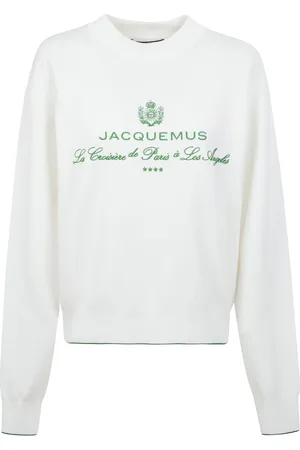 Jacquemus Dames, Truien, Wit, Maat: S