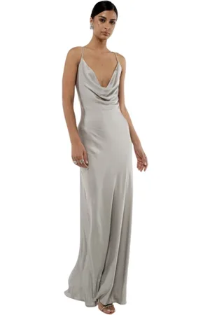 ACTUALEE Dames, Jurken, Grijs, Maat: XS Spandex