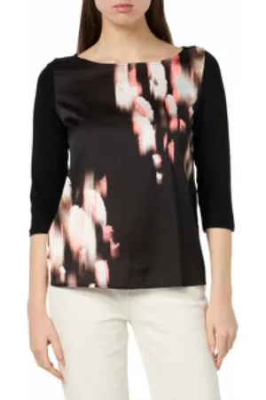 Taifun Dames, Tops, Zwart, Maat: S
