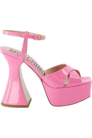 Moschino Dames, Schoenen, Roze, Maat: 38 EU Leer