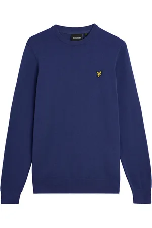 Lyle & Scott Heren, Truien, Paars, Maat: S Katoen
