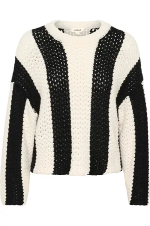 Soaked in Luxury Dames, Truien, Zwart, Maat: L