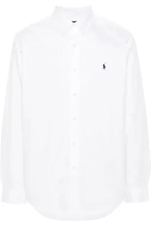 Ralph Lauren Heren, Overhemden, Wit, Maat: 2XL Katoen