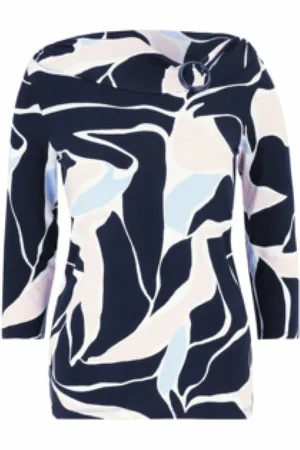 Betty Barclay Dames, Blouses & Shirts, Blauw, Maat: M