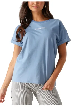 Colourful rebel Dames, Tops, Blauw, Maat: L