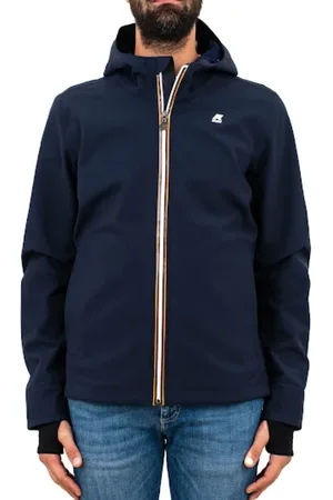 K-Way Heren, Jassen, Blauw, Maat: 3XL Nylon