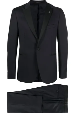 TAGLIATORE Heren, Pakken, Blauw, Maat: L Wol